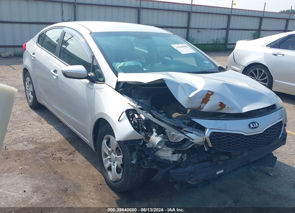 2016 KIA FORTE LX VIN: KNAFK4A61G5589651