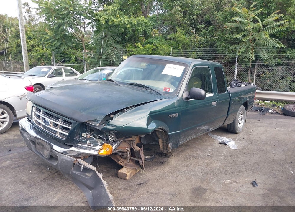 2002 FORD RANGER XLT VIN: 1FTYR44E22TA33847