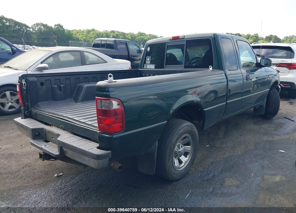 2002 FORD RANGER XLT VIN: 1FTYR44E22TA33847
