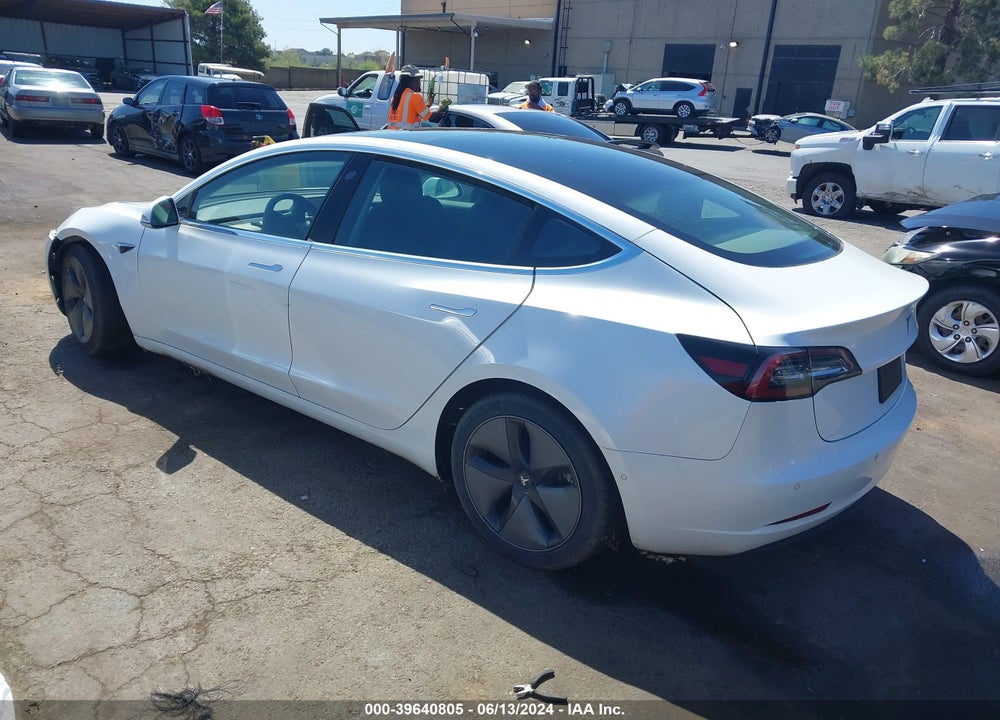 2020 TESLA MODEL 3 STANDARD RANGE PLUS REAR-WHEEL DRIVE/STANDARD RANGE REAR-WHEEL DRIVE VIN: 5YJ3E1EA0LF612596