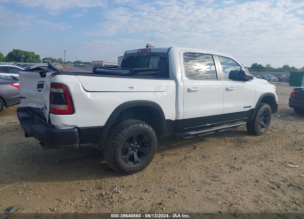 2021 RAM 1500 REBEL 4X4 5'7 BOX VIN: 1C6SRFLM4MN589604