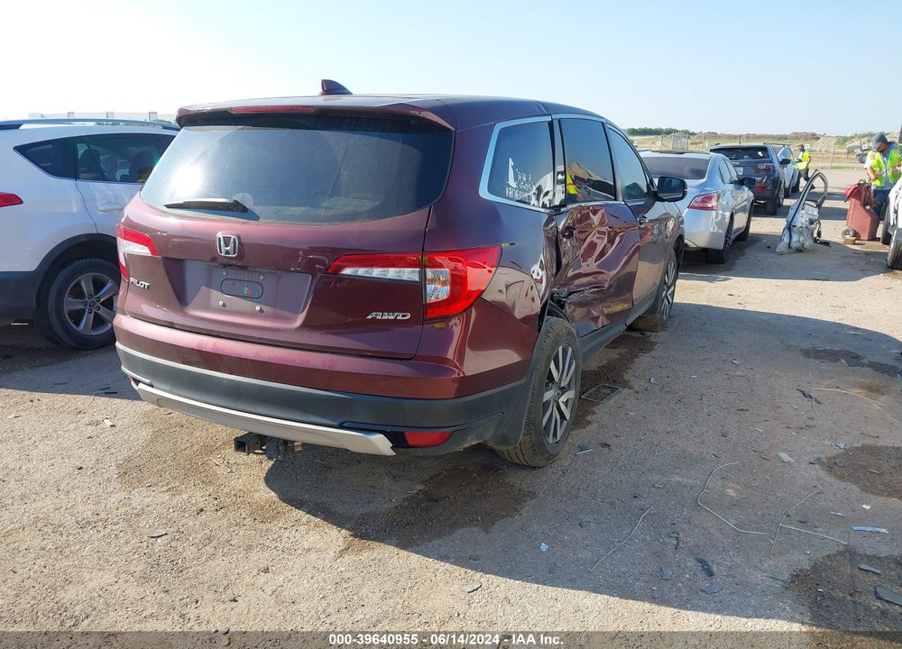 2021 HONDA PILOT AWD EX-L VIN: 5FNYF6H5XMB088258