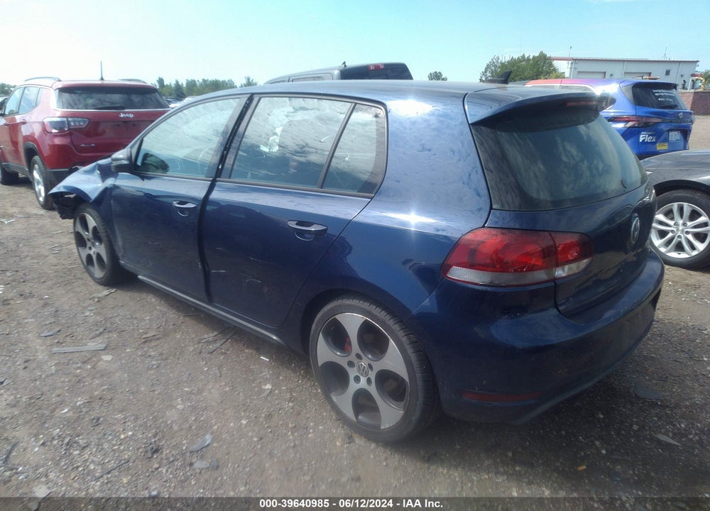 2012 VOLKSWAGEN GTI 4-DOOR VIN: WVWHV7AJ4CW262111