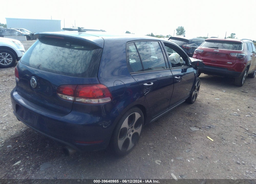 2012 VOLKSWAGEN GTI 4-DOOR VIN: WVWHV7AJ4CW262111