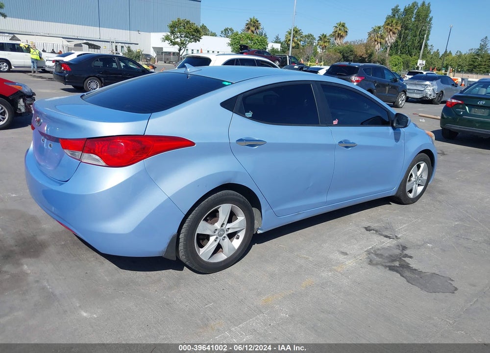 2012 HYUNDAI ELANTRA GLS (ULSAN PLANT) VIN: KMHDH4AE6CU444035