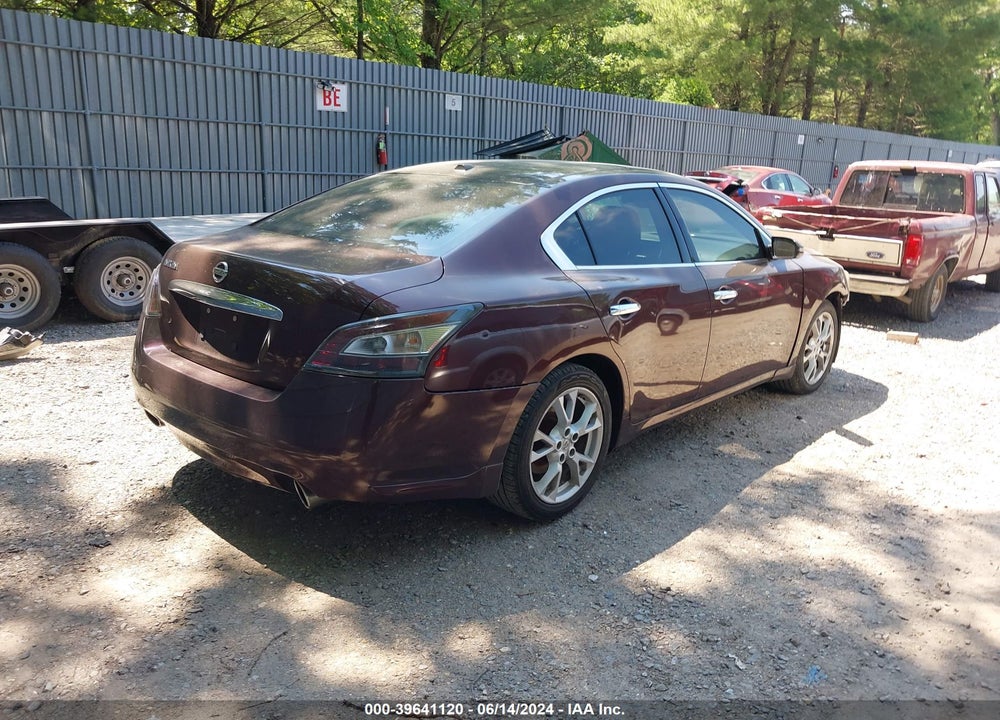 2014 NISSAN MAXIMA 3.5 SV VIN: 1N4AA5AP3EC483876