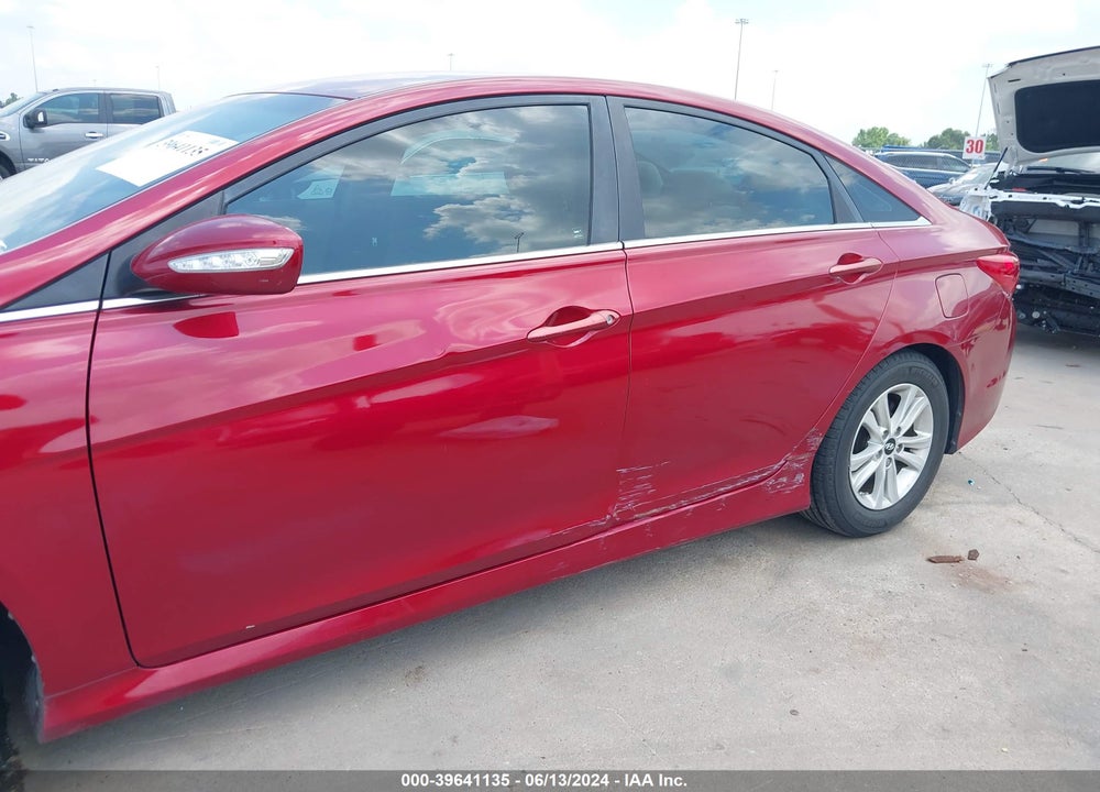 2014 HYUNDAI SONATA GLS VIN: 5NPEB4AC3EH905147