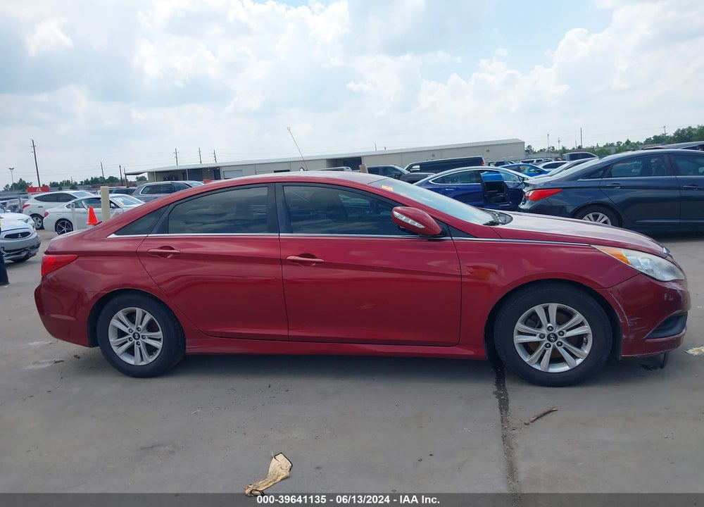2014 HYUNDAI SONATA GLS VIN: 5NPEB4AC3EH905147