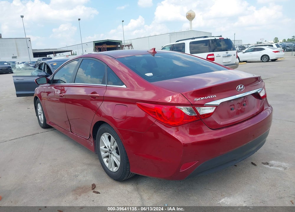 2014 HYUNDAI SONATA GLS VIN: 5NPEB4AC3EH905147