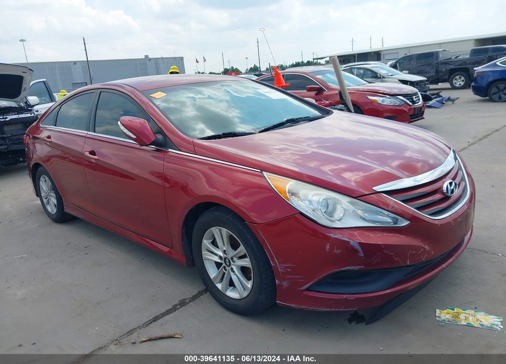 2014 HYUNDAI SONATA GLS VIN: 5NPEB4AC3EH905147