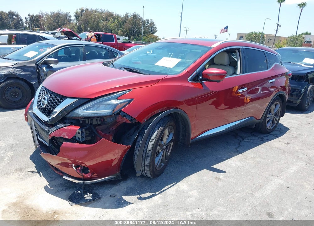 2019 NISSAN MURANO PLATINUM VIN: 5N1AZ2MJ0KN115997