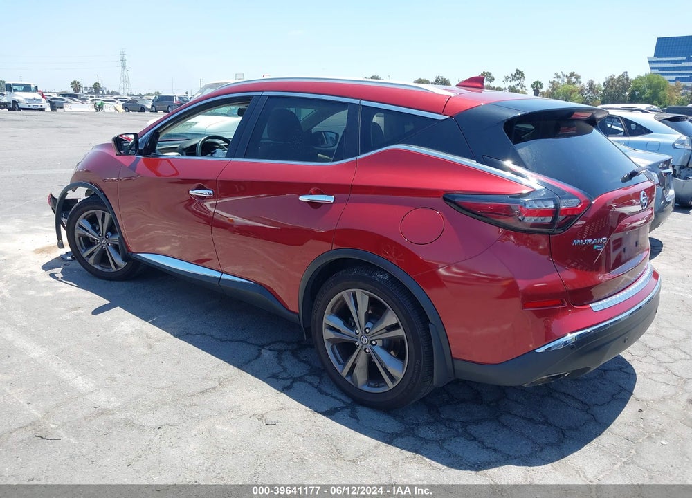 2019 NISSAN MURANO PLATINUM VIN: 5N1AZ2MJ0KN115997