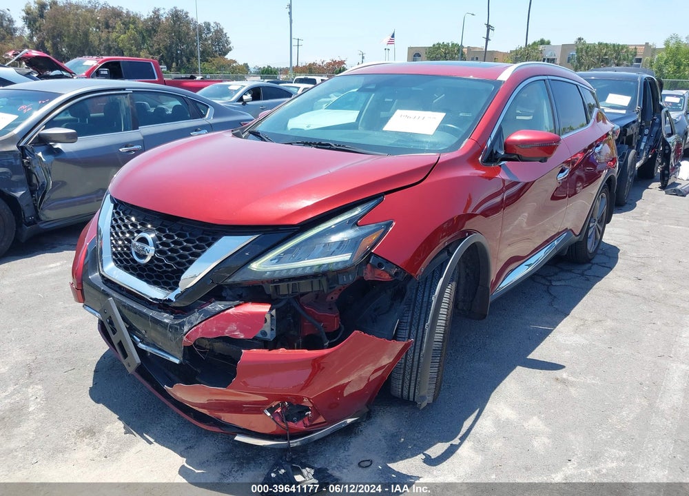 2019 NISSAN MURANO PLATINUM VIN: 5N1AZ2MJ0KN115997