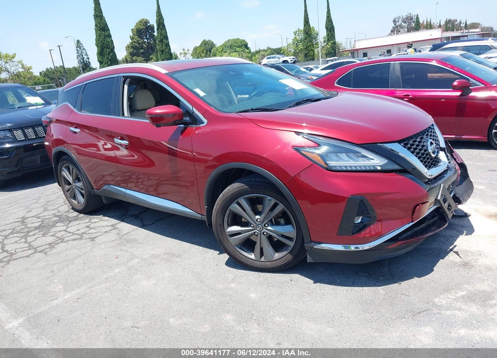 2019 NISSAN MURANO PLATINUM VIN: 5N1AZ2MJ0KN115997