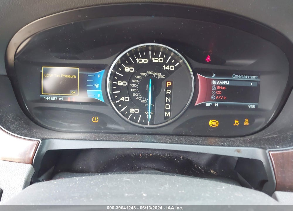 2012 FORD EDGE LIMITED VIN: 2FMDK3KC8CBA41043