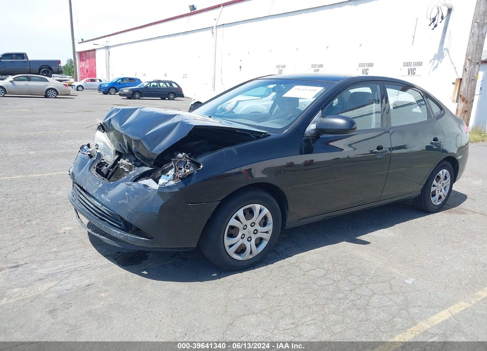 2010 HYUNDAI ELANTRA GLS VIN: KMHDU4AD2AU922063