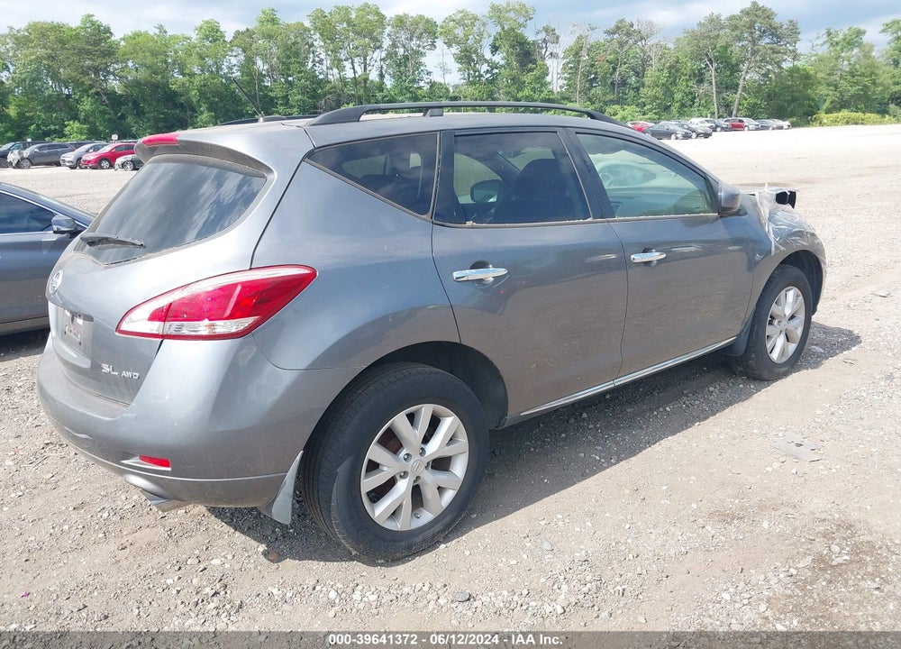 2014 NISSAN MURANO SL VIN: JN8AZ1MWXEW523792