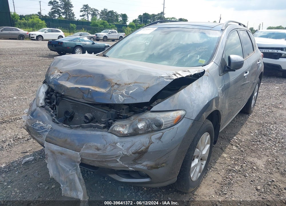 2014 NISSAN MURANO SL VIN: JN8AZ1MWXEW523792
