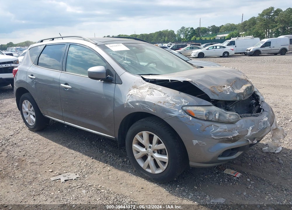 2014 NISSAN MURANO SL VIN: JN8AZ1MWXEW523792