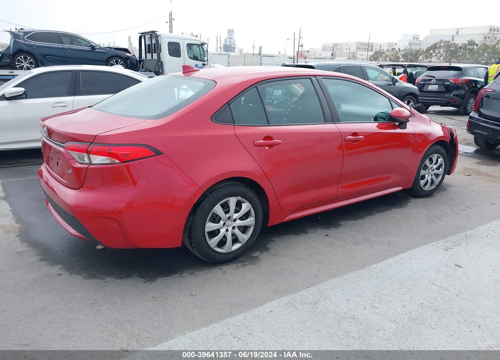 2021 TOYOTA COROLLA LE VIN: 5YFEPMAE7MP214272