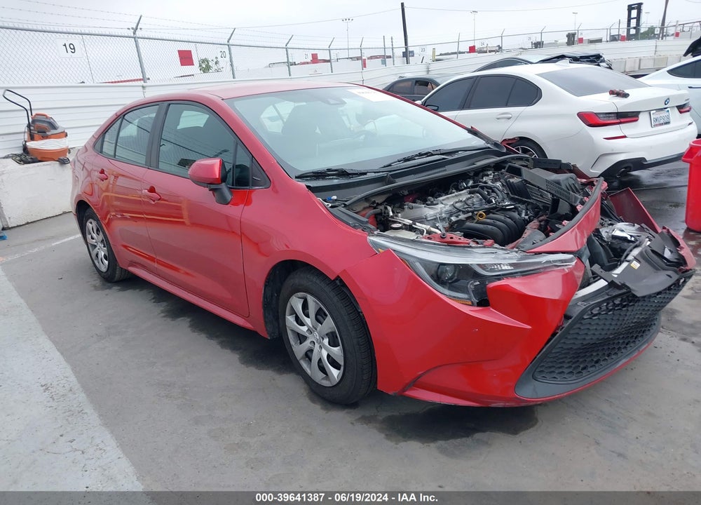 2021 TOYOTA COROLLA LE VIN: 5YFEPMAE7MP214272