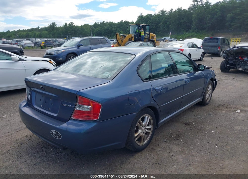 2005 SUBARU LEGACY 2.5I LIMITED VIN: 4S3BL626257227709