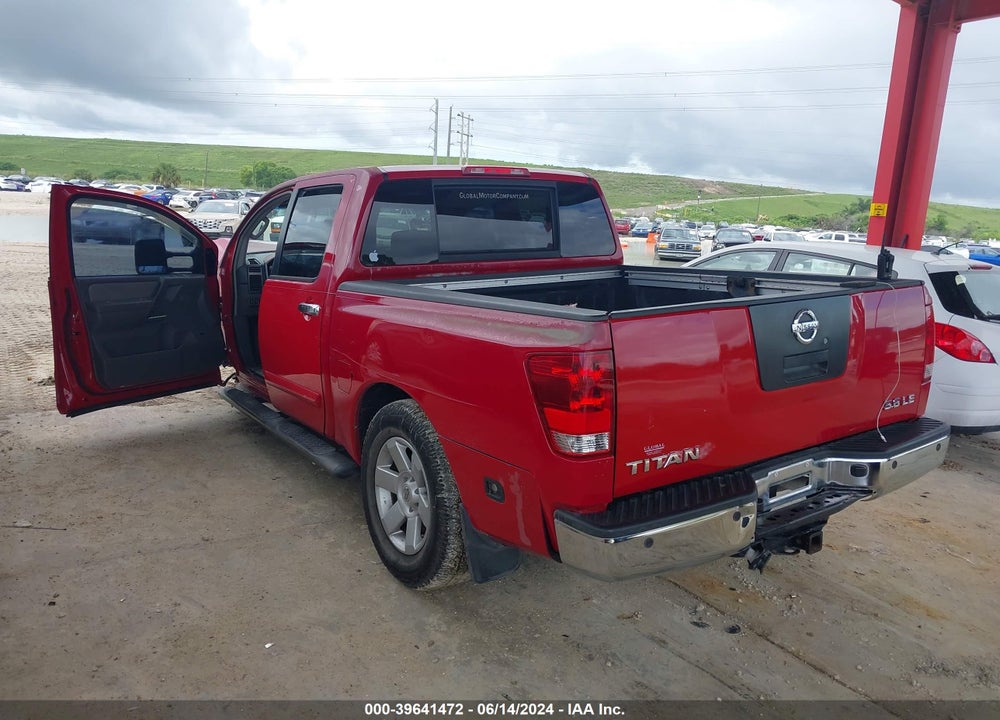 2005 NISSAN TITAN VIN: 1N6BA07A65N543882