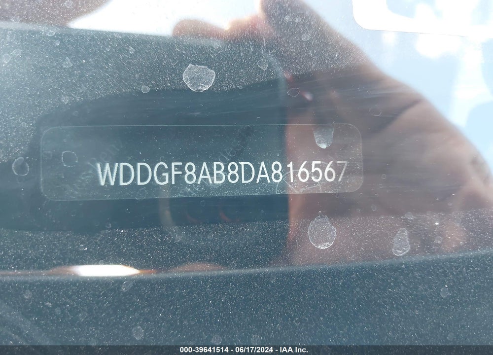 2013 MERCEDES-BENZ C 300 LUXURY 4MATIC/SPORT 4MATIC VIN: WDDGF8AB8DA816567