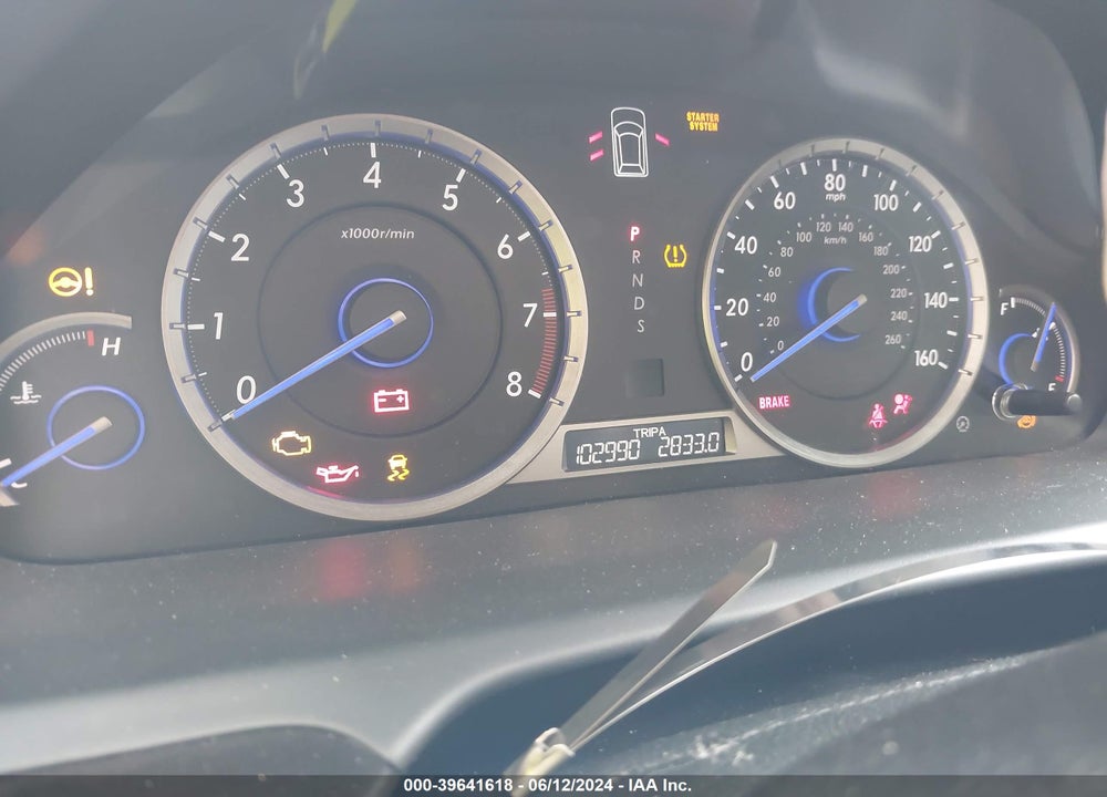 2013 HONDA CROSSTOUR EX V6 VIN: 5J6TF1H36DL003497