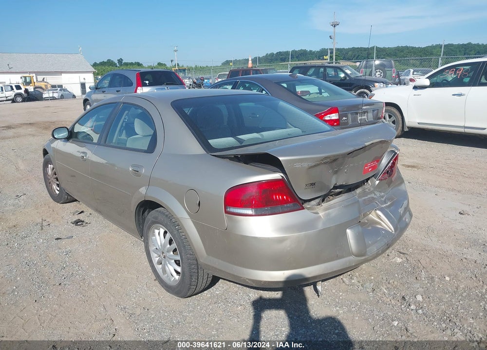 2003 CHRYSLER SEBRING LX VIN: 1C3EL46T53N534757