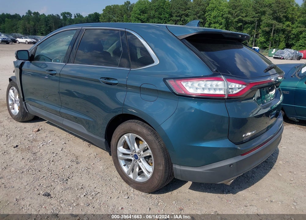 2016 FORD EDGE SEL VIN: 2FMPK3J89GBB91937