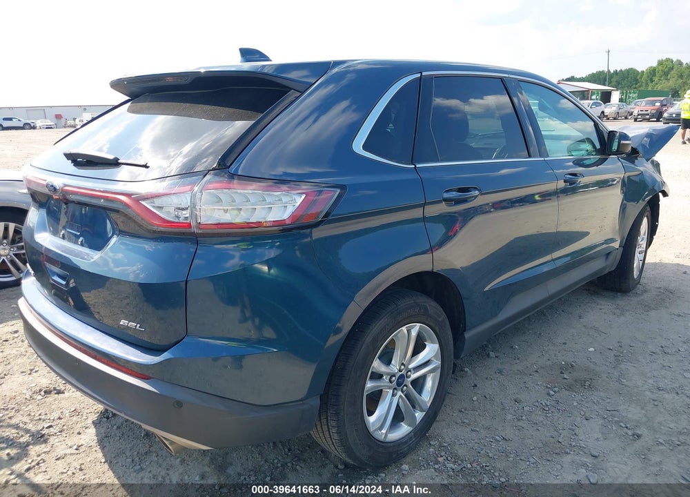 2016 FORD EDGE SEL VIN: 2FMPK3J89GBB91937