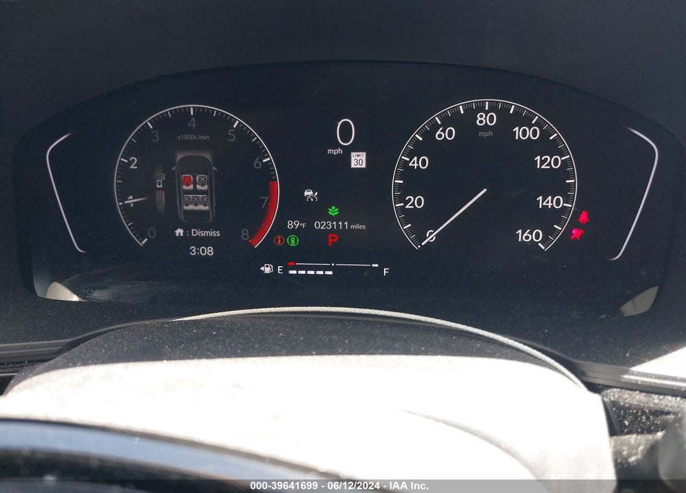 2023 HONDA CIVIC EX /EX W/O BSI VIN: 2HGFE1F72PH324872