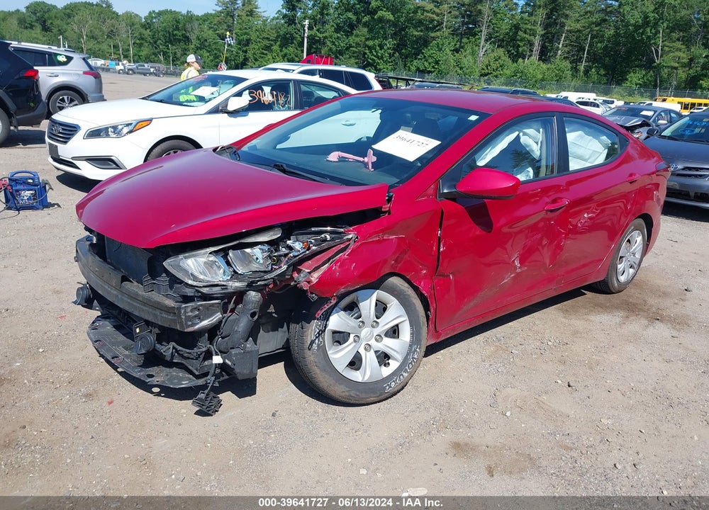 2016 HYUNDAI ELANTRA SE VIN: KMHDH4AE6GU584057