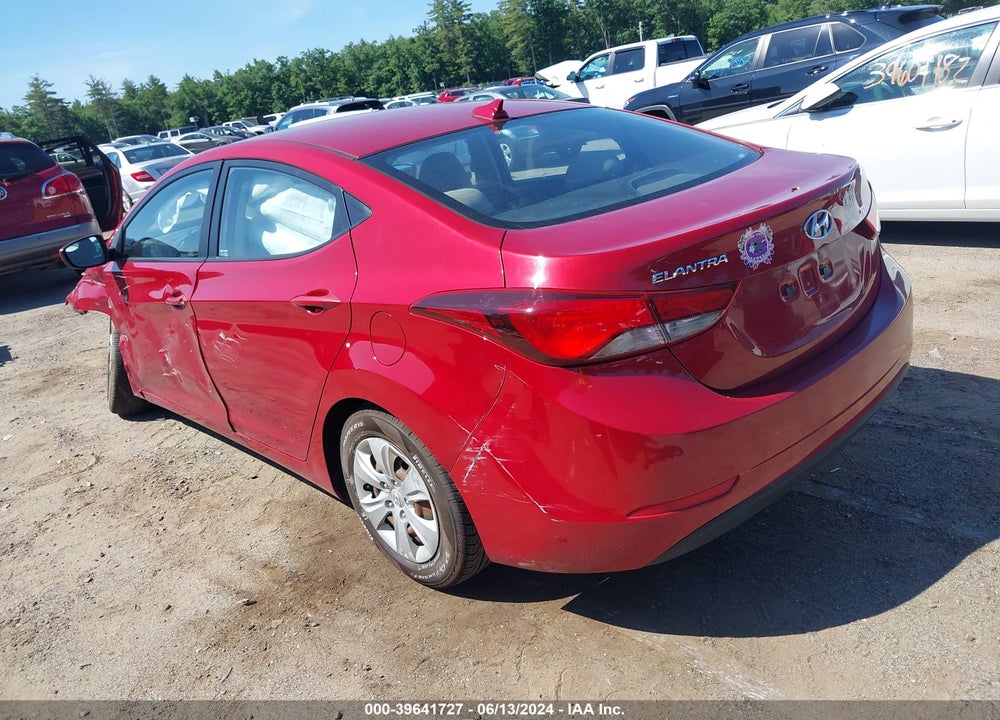 2016 HYUNDAI ELANTRA SE VIN: KMHDH4AE6GU584057
