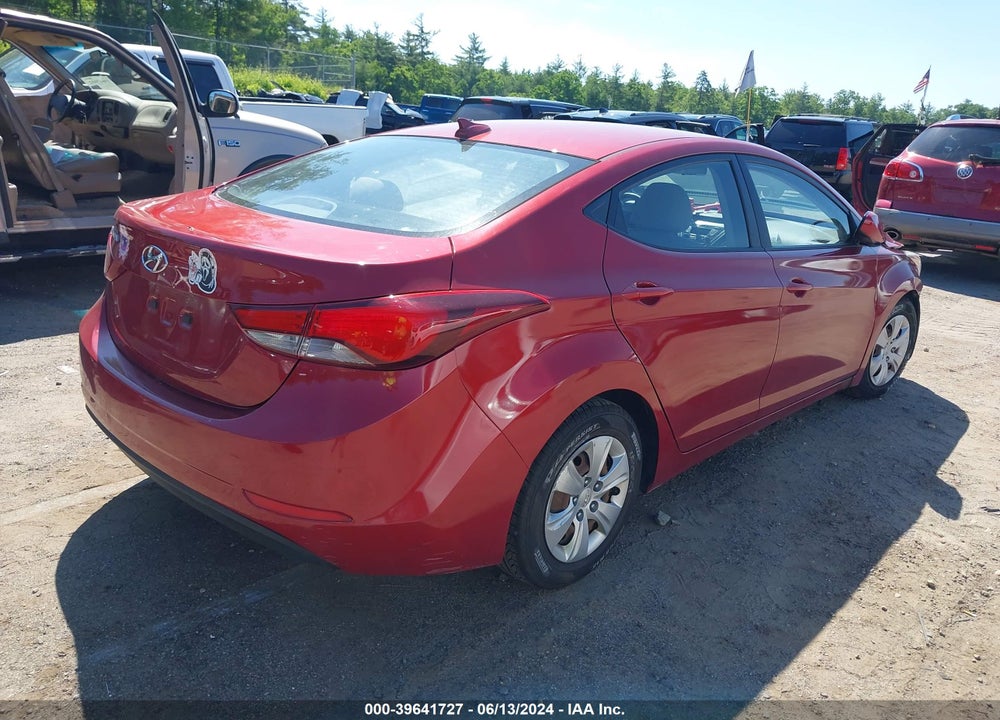 2016 HYUNDAI ELANTRA SE VIN: KMHDH4AE6GU584057