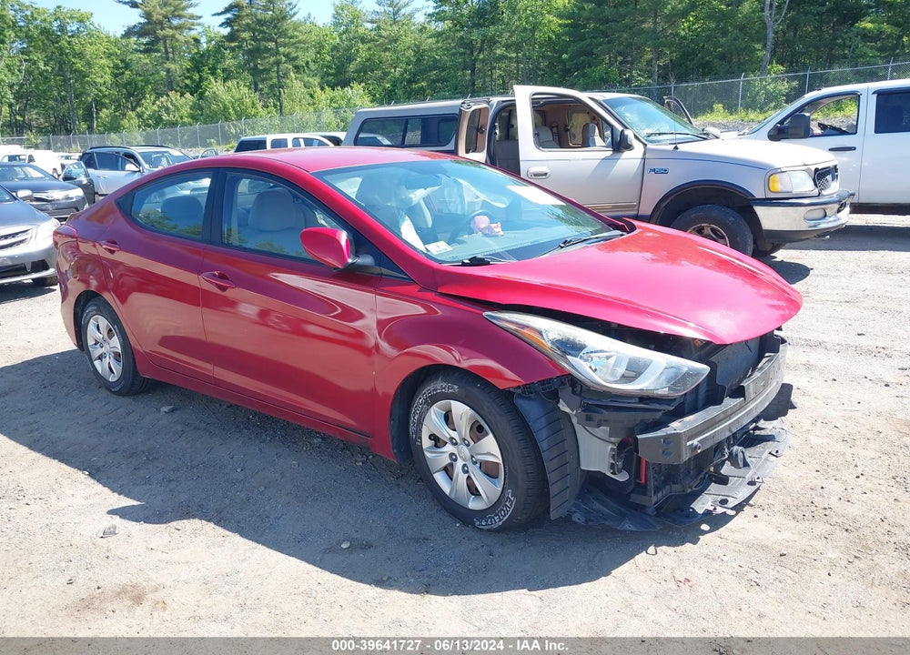 2016 HYUNDAI ELANTRA SE VIN: KMHDH4AE6GU584057