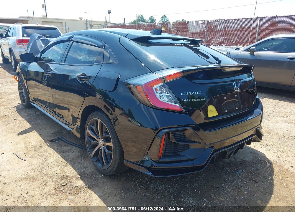 2021 HONDA CIVIC SPORT VIN: SHHFK7H40MU417905