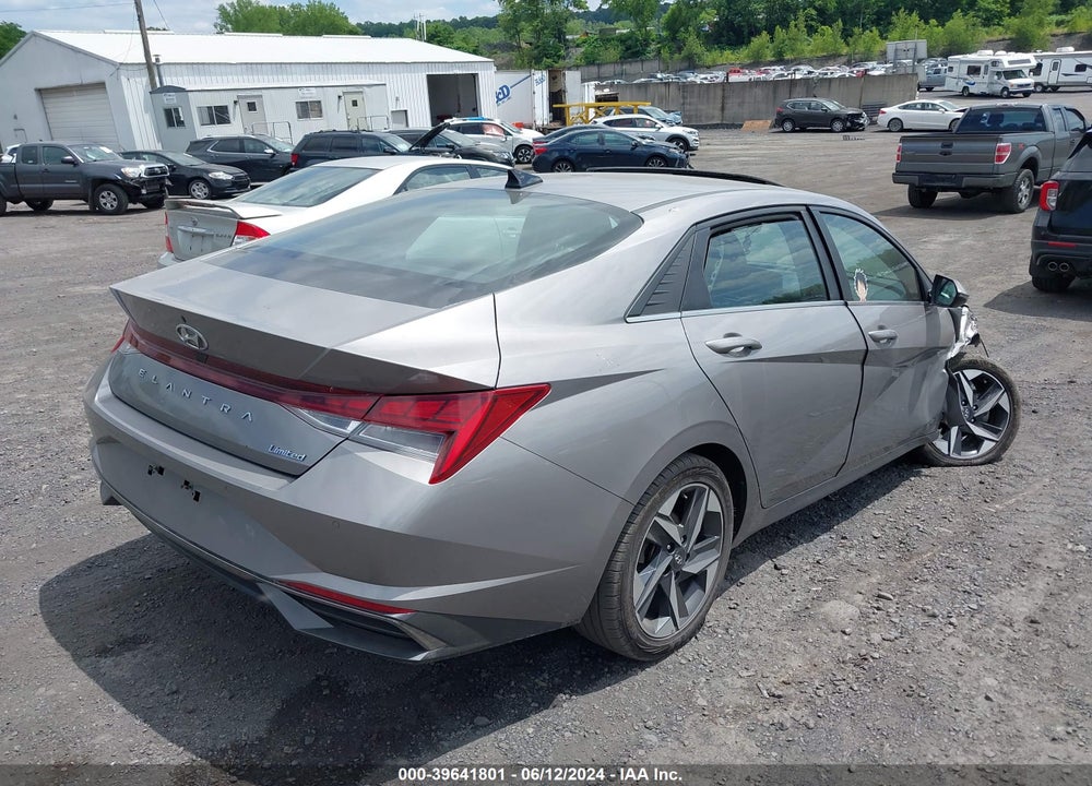 2021 HYUNDAI ELANTRA LIMITED VIN: KMHLP4AG8MU157653