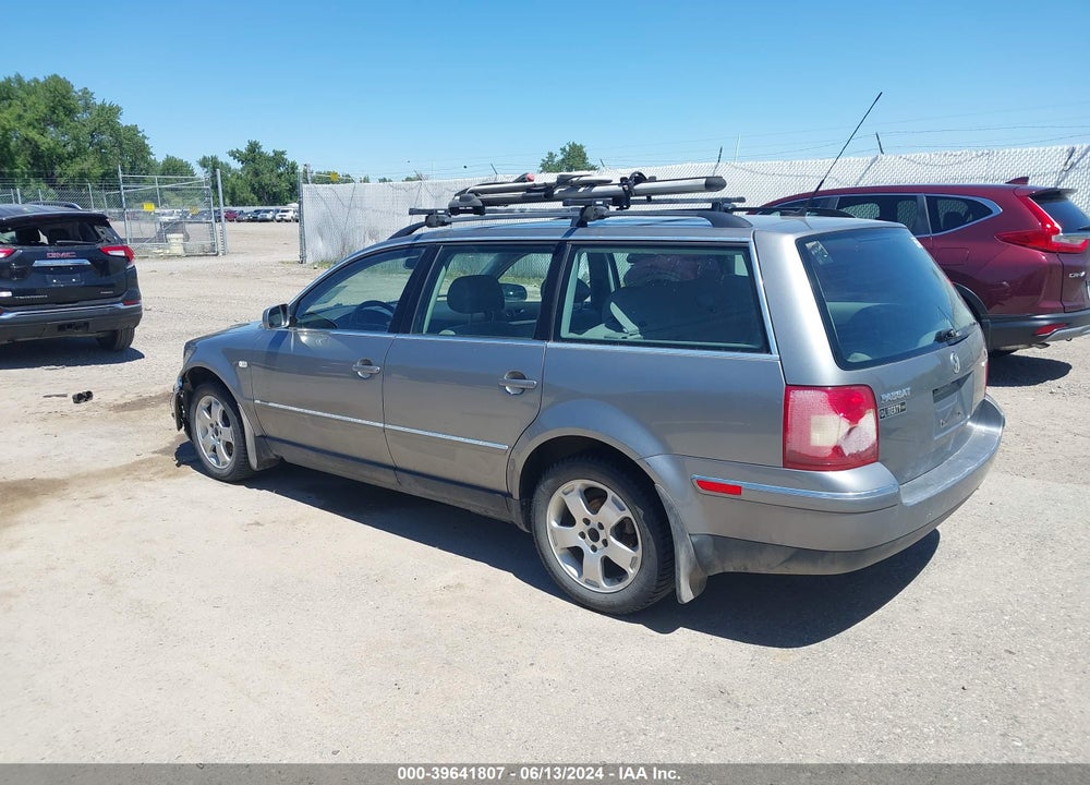 2004 VOLKSWAGEN PASSAT GLX VIN: WVWYH63B44E134952
