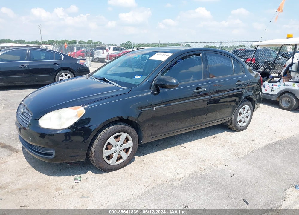 2008 HYUNDAI ACCENT GLS VIN: KMHCN46C18U193248