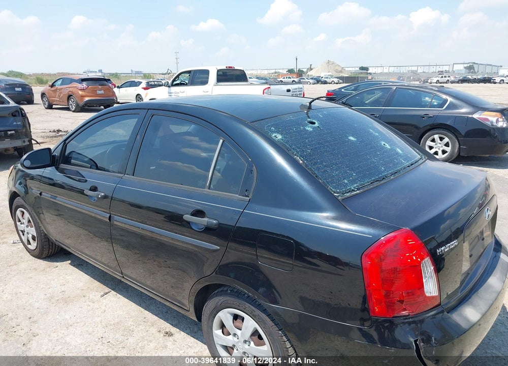 2008 HYUNDAI ACCENT GLS VIN: KMHCN46C18U193248