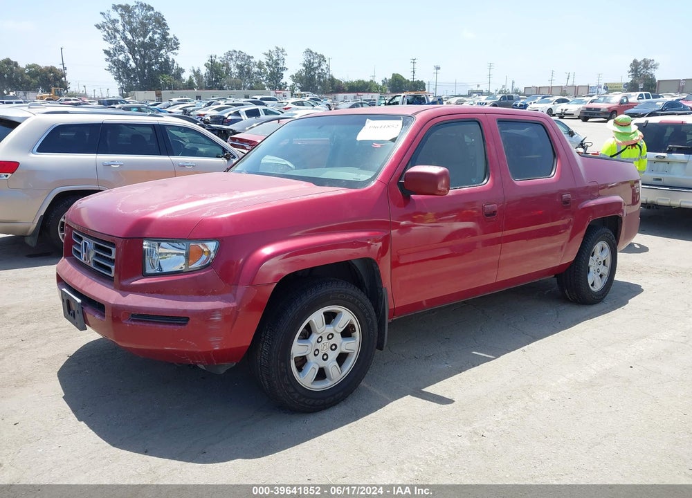 2006 HONDA RIDGELINE RTL VIN: 2HJYK16526H517967