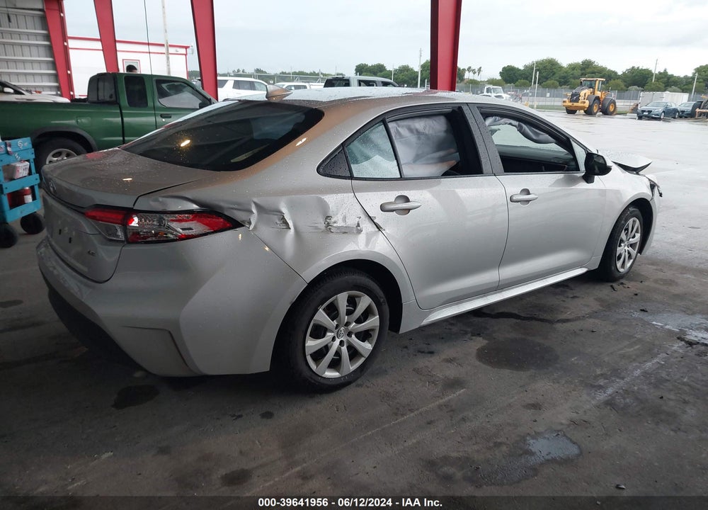 2024 TOYOTA COROLLA LE VIN: 5YFB4MDE1RP104607