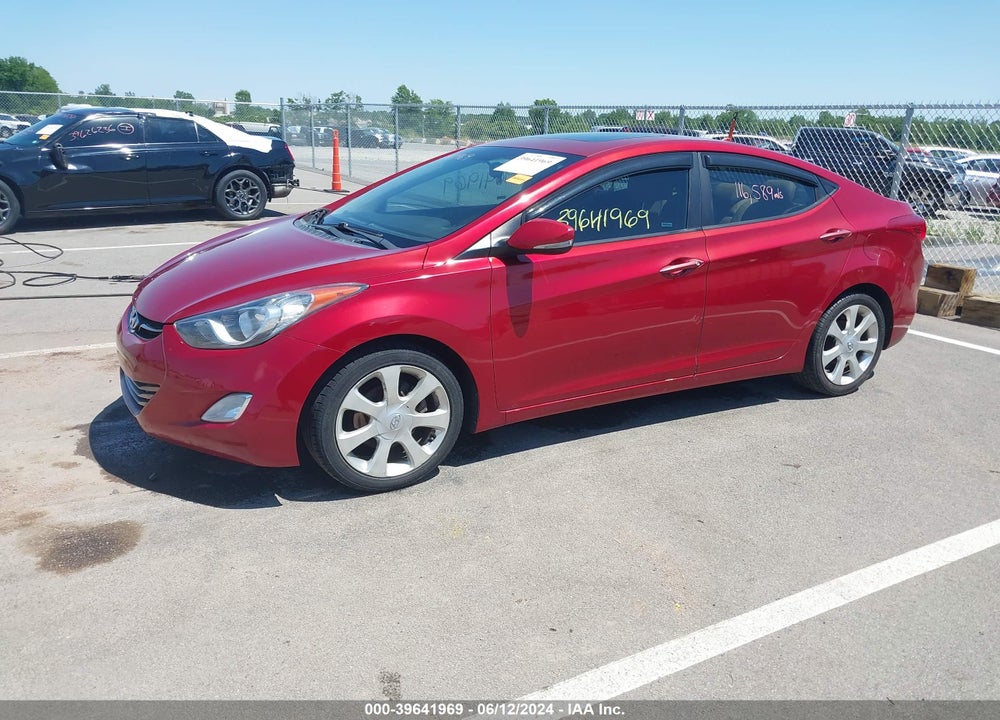 2011 HYUNDAI ELANTRA LIMITED (ULSAN PLANT) VIN: KMHDH4AE3BU131247