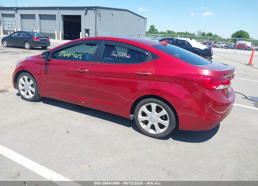 2011 HYUNDAI ELANTRA LIMITED (ULSAN PLANT) VIN: KMHDH4AE3BU131247