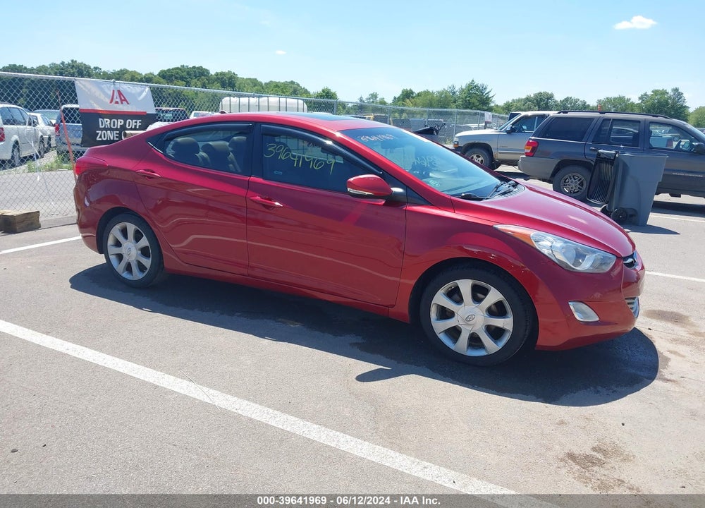 2011 HYUNDAI ELANTRA LIMITED (ULSAN PLANT) VIN: KMHDH4AE3BU131247