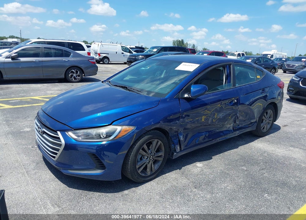 2018 HYUNDAI ELANTRA SEL VIN: 5NPD84LF1JH223833