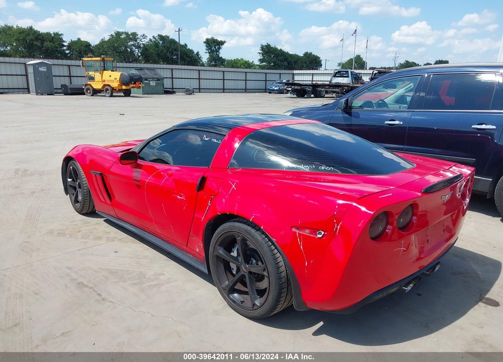 2011 CHEVROLET CORVETTE GRAND SPORT VIN: 1G1YS2DW0B5103361