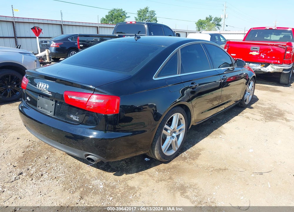 2014 AUDI A6 3.0T PREMIUM PLUS VIN: WAUFGAFC7EN071832